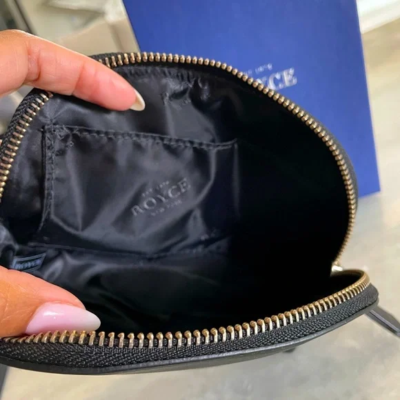 $225 Retail ROYCE LUXE COSMETIC BAG with Royce Box and ribbon